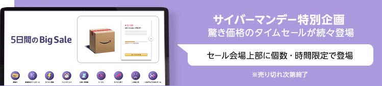 【特別企画】驚き価格のタイムセール